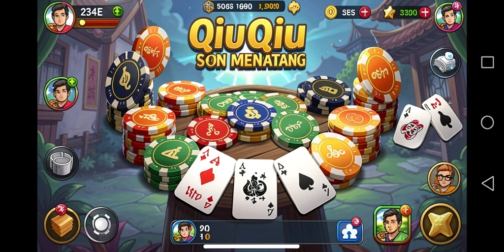 Screenshot gameplay QiuQiu dari 234E yang penuh aksi.