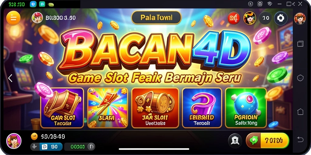 Tampilan gameplay Slot yang seru dan interaktif di BACAN4D.