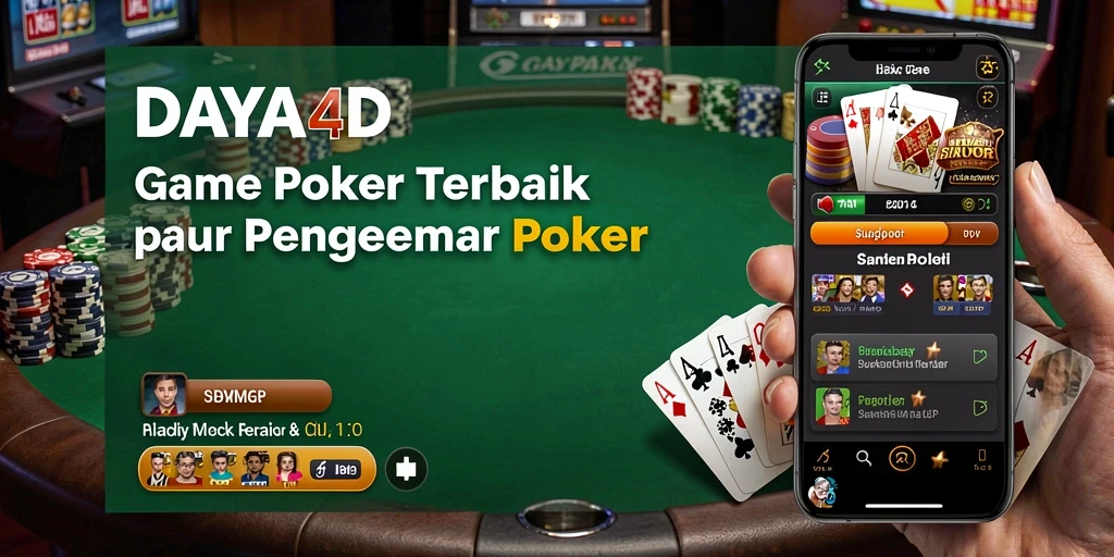 Tampilan menarik dari game Poker DAYA4D dengan gameplay yang seru.