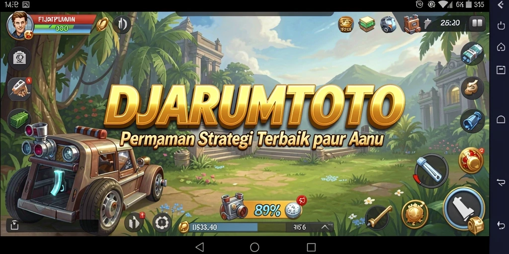 Tampilan gameplay DJARUMTOTO dengan elemen strategi yang mendalam.