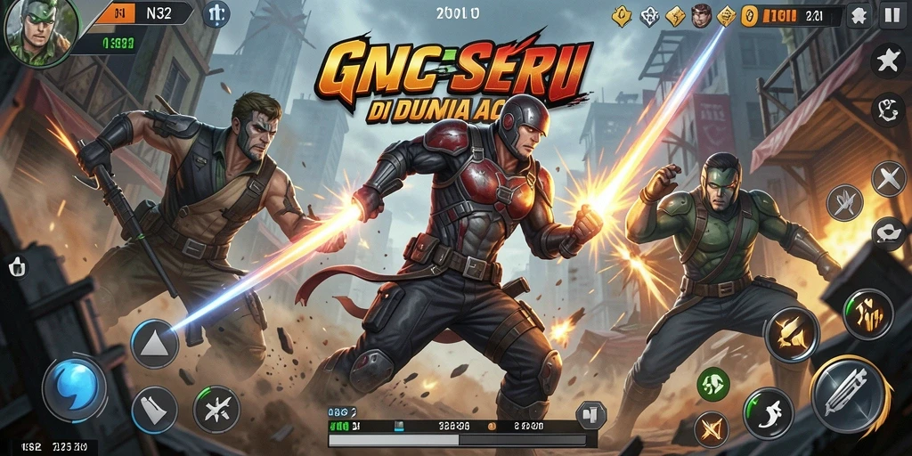 Tampilan aksi menegangkan di gameplay N32.