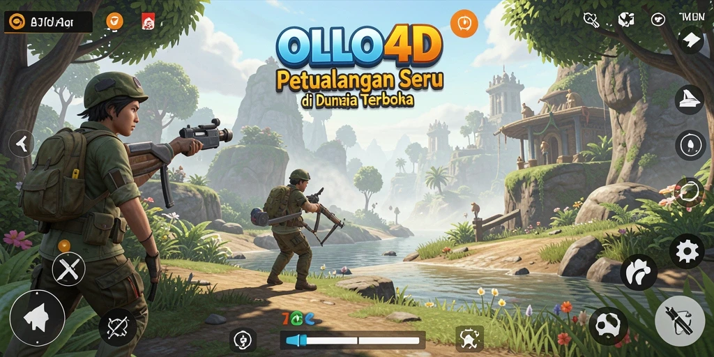 Gameplay menarik di dunia terbuka OLLO4D dengan berbagai petualangan.