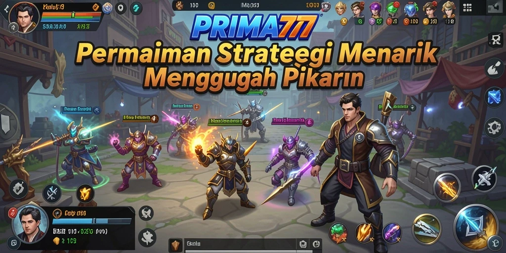 Tangkapan layar gameplay PRIMA77 yang mendebarkan dan penuh strategi.