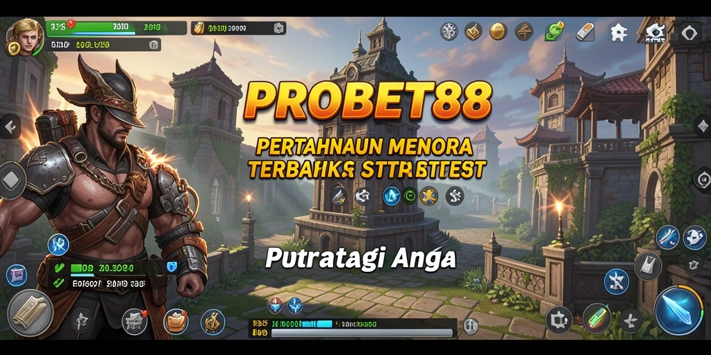 Tampilan utama PROBET88 menampilkan serangan menara yang mendebarkan.