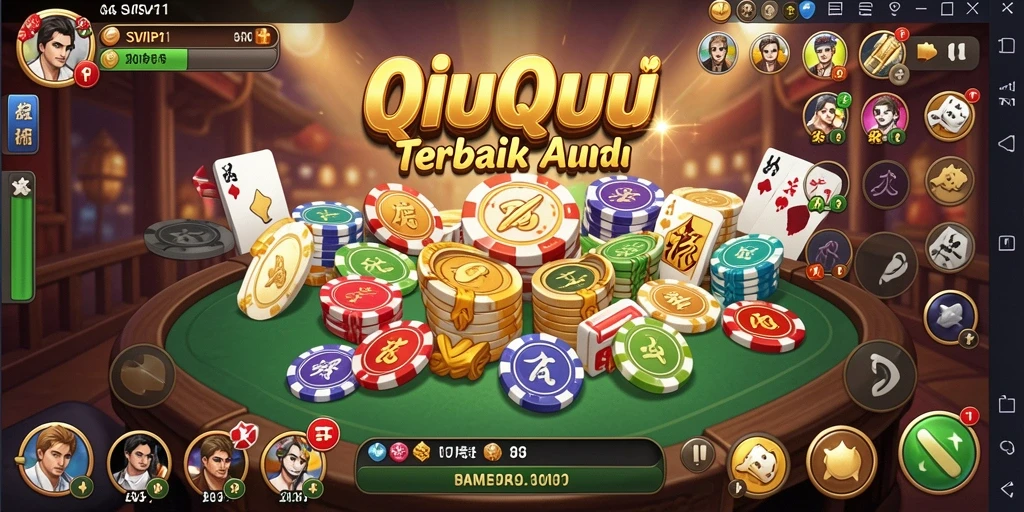 Gameplay QiuQiu SVIP1 yang seru dan kompetitif.