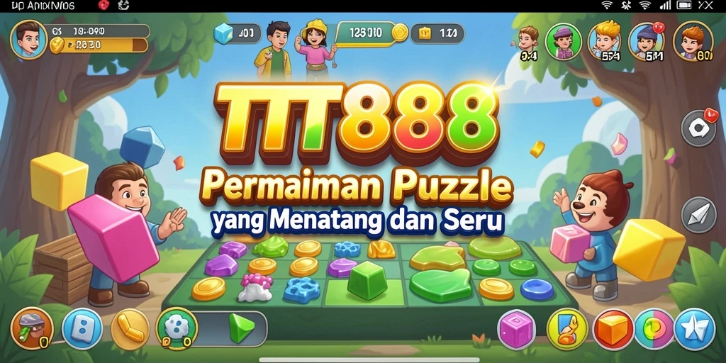 Tampilan gameplay TTT888 dengan teka-teki yang menarik dan menantang.